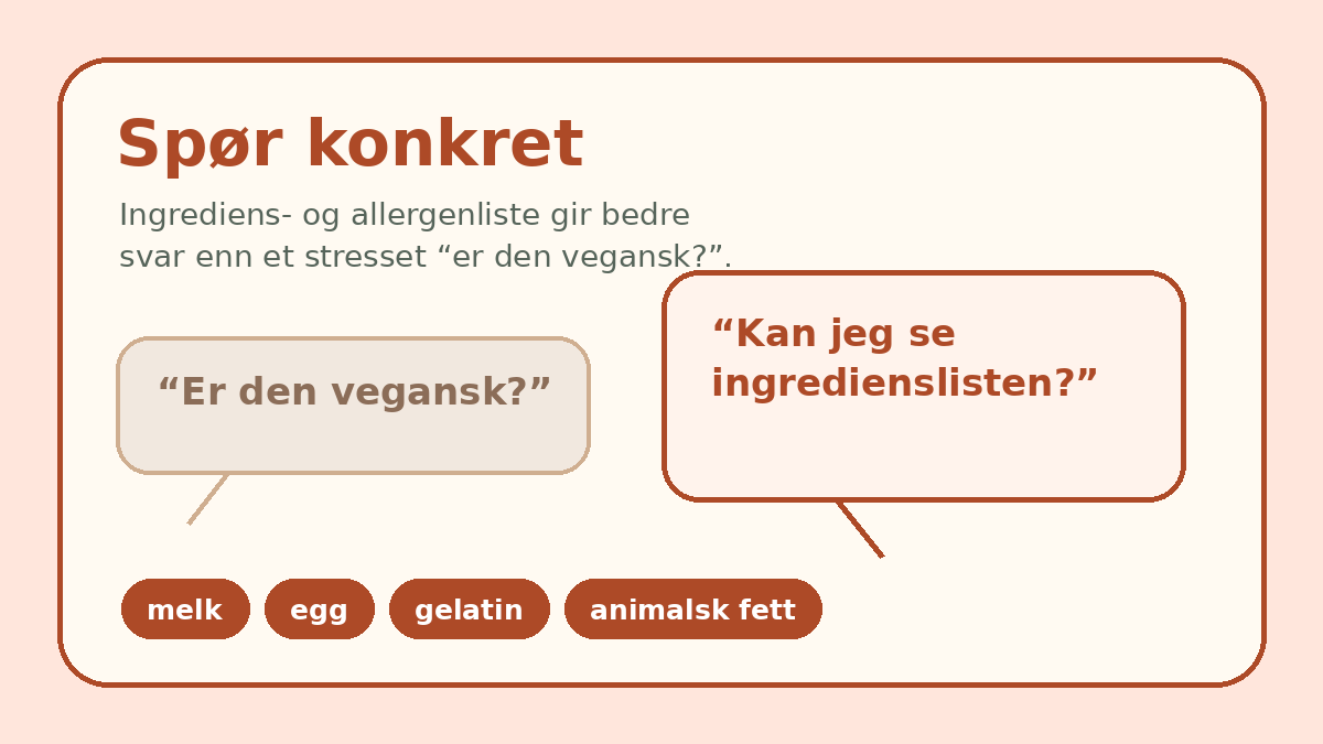 Hvis du bare skal huske én ting