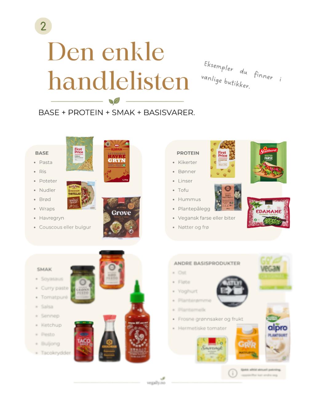 Smakebit fra Vegally Startpakke